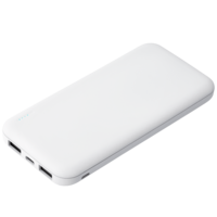 Внешний аккумулятор с подсветкой Luce 10000 mAh, белый