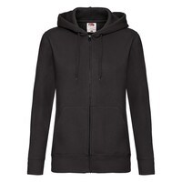 Толстовка женская LADY-FIT HOODED SWEAT JACKET 280, черный