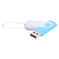 Флешка Designer To Go 2.0 USB 16Gb, голубой/белый