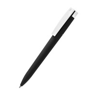 Ручка пластиковая T-pen софт-тач, черная