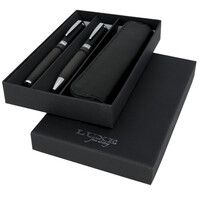 Подарочный набор ручкек Carbon duo с чехлом