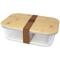 Roby Стеклянный контейнер для завтрака с бамбуковой крышкой
