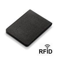 Портмоне с RFID - защитой от считывания данных кредиток, черный