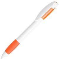 Ручка шариковая с грипом X-5, белый, оранжевый