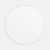 Наклейка тканевая Lunga Round, M, белая