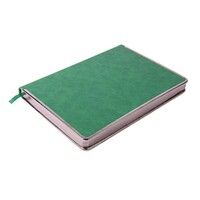 Ежедневник недатированный Montrose, А5,  зеленый, кремовый блок, графитовый срез, зеленый