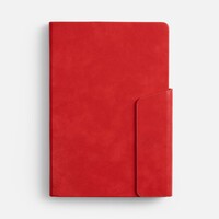 Ежедневник Leadmark, недатированный, красный
