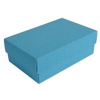 Коробка картонная, "COLOR" 11,5*6*17 см; голубой, голубой