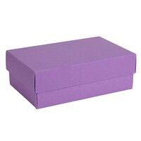 Коробка картонная, "COLOR" 11,5*6*17 см; фиолетовый, фиолетовый
