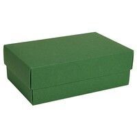 Коробка картонная, "COLOR" 11,5*6*17 см; зеленый, зеленый
