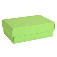 Коробка картонная, "COLOR" 11,5*6*17 см; зеленое яблоко, светло-зеленый