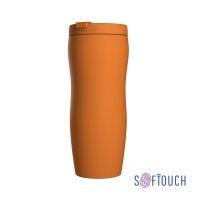 Термостакан "Монтана", покрытие soft touch, 0,4 л., оранжевый