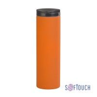 Термостакан "Брайтон", покрытие soft touch, 0,5 л, оранжевый