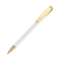 Ручка шариковая COBRA MMG, белый/золотистый