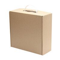 Подарочная коробка из МГК (с ручкой) 24,5*25,5*10,5 см