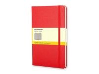 Записная книжка Moleskine Classic (в клетку) в твердой обложке, Large (13х21см), красный