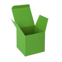 Коробка подарочная CUBE, зеленое яблоко