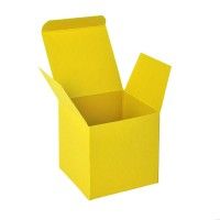 Коробка подарочная CUBE, желтый