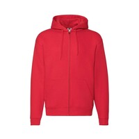 Толстовка с начесом PREMIUM HOODED SWEAT JACKET 280, красный