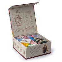 Набор подарочный "Сугревъ. Россия" из 2-х коробочек с листовым чаем и ёлкой-матрешкой, разные цвета