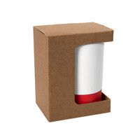 Коробка для кружки 23501 с подиумом, размер 11,9 х 8,6 х 15,2 см, микрогофрокартон, коричневый, коричневый