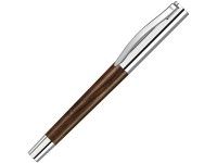 Ручка роллер TITAN WOOD R, синий, 0.7 мм, коричневый/серебряный