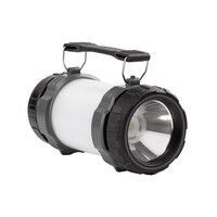 Туристический led-фонарь "Campus" с аккумулятором 4000 mAh, черный с серым