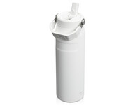Бутылка для воды объемом 700 мл с откидной трубочкой Stanley IceFlow™ 2.0 - Frosted white