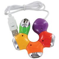 USB-разветвитель "Трансформер", разные цвета