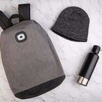 Набор подарочный URBANICON: рюкзак, бутылка для воды, черный