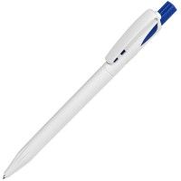 Ручка шариковая TWIN WHITE, белый, ярко-синий