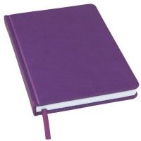 Ежедневник недатированный Bliss, А5,  фиолетовый, белый блок, без обреза, фиолетовый