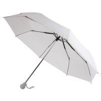 Зонт складной FANTASIA, механический, белый, серый