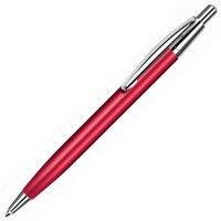 Ручка шариковая EPSILON,, красный/хром, металл, красный, серебристый