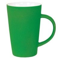 Кружка "Tioman" с прорезиненным покрытием, зеленый