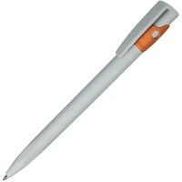 Ручка шариковая из экопластика KIKI ECOLINE, серый, оранжевый