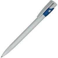 Ручка шариковая из экопластика KIKI ECOLINE, серый, синий