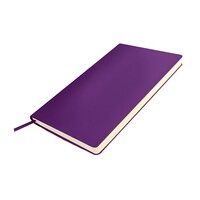 Бизнес-блокнот SMARTI, A5, фиолетовый, мягкая обложка, в клетку, фиолетовый