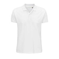 Рубашка поло мужская PLANET MEN 170 из органического хлопка, белый