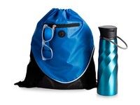 Подарочный набор с солнцезащитными очками и бутыкой для воды Summerheat, синий