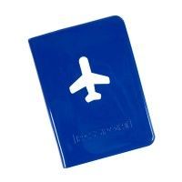 Обложка для паспорта "Flight" , синий