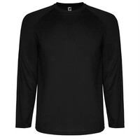 Спортивная футболка MONTECARLO L/S мужская, ЧЕРНЫЙ XL