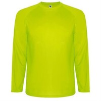 Спортивная футболка MONTECARLO L/S мужская, ФЛУОРЕСЦЕНТНЫЙ ЖЕЛТЫЙ XL