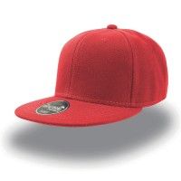 Бейсболка SNAP BACK 400, 6 клиньев, пластиковая застежка, красный