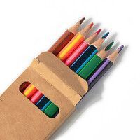 Набор цветных карандашей двухцветных MERIDIAN, 6шт./12 цветов, бежевый