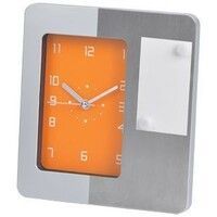 Часы настольные "Futura" с магнитами для записок , оранжевый