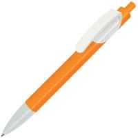 Ручка шариковая TRIS, оранжевый, белый