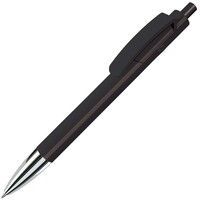 Ручка шариковая TRIS CHROME, черный, серебристый