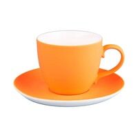 Чайная пара TENDER с прорезиненным покрытием, оранжевый