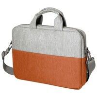 Конференц-сумка BEAM NOTE, серый/оранжевый, 39х30х6.5 см, ткань верха:100% полиамид, под-д:100%полиэ, серый, оранжевый